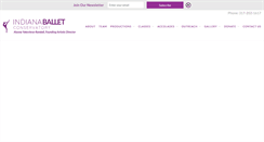 Desktop Screenshot of indianaballetconservatory.org